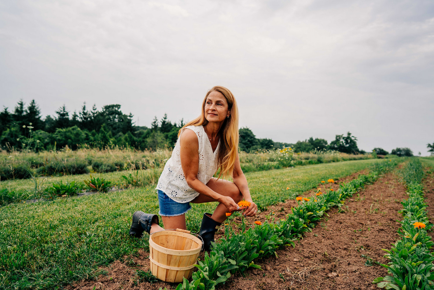 Susanne Langmuir at her farm in Meaford, Ont.