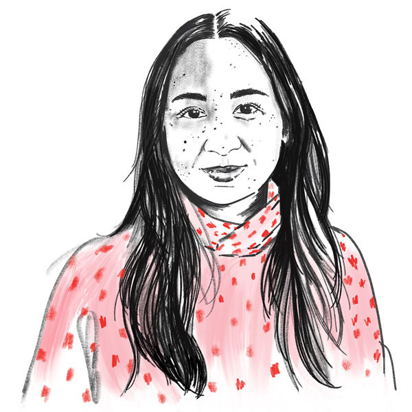 An illustration of Adele Tetangco by Courtney Wotherspoon 