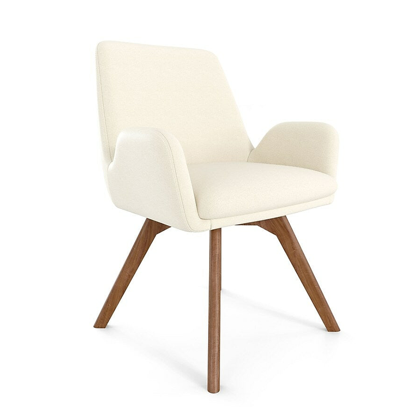 Staples white chair 