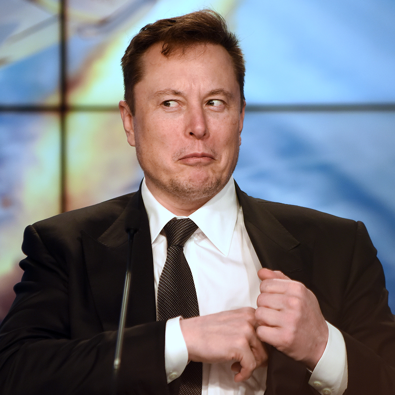 A photo of Elon Musk