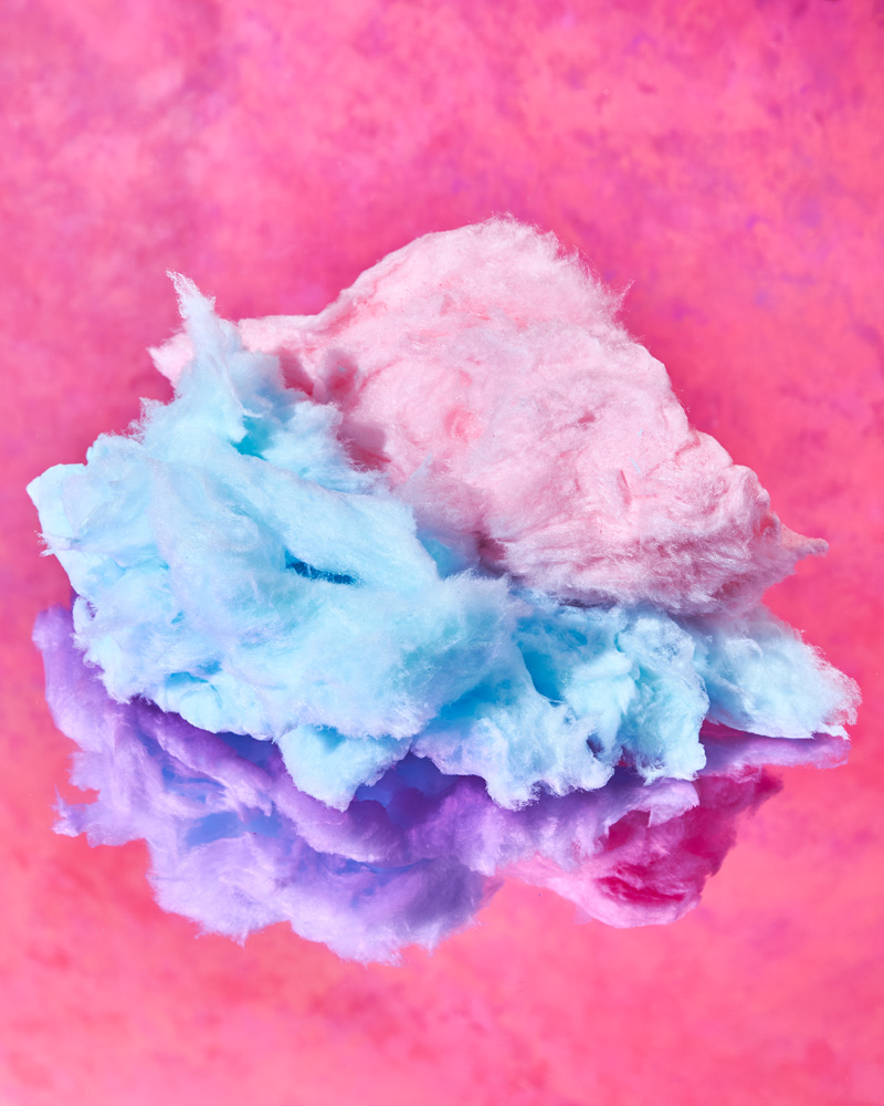 A photo of cotton candy