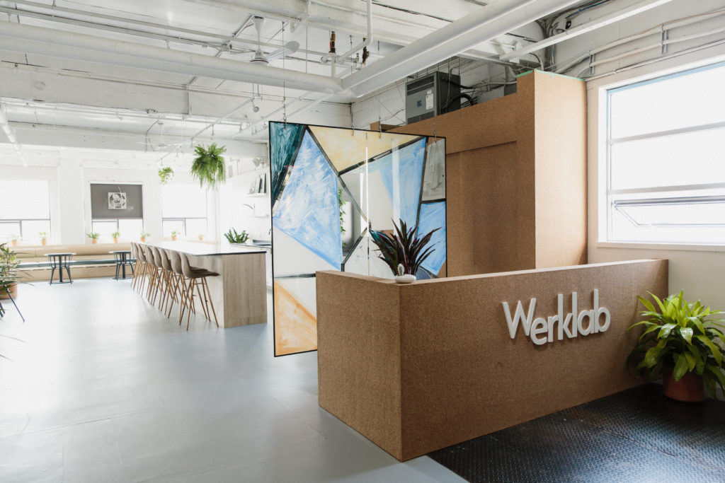 Werklab's front desk area