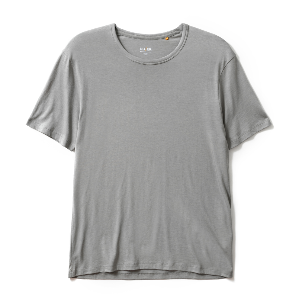 A grey Duer t-shirt