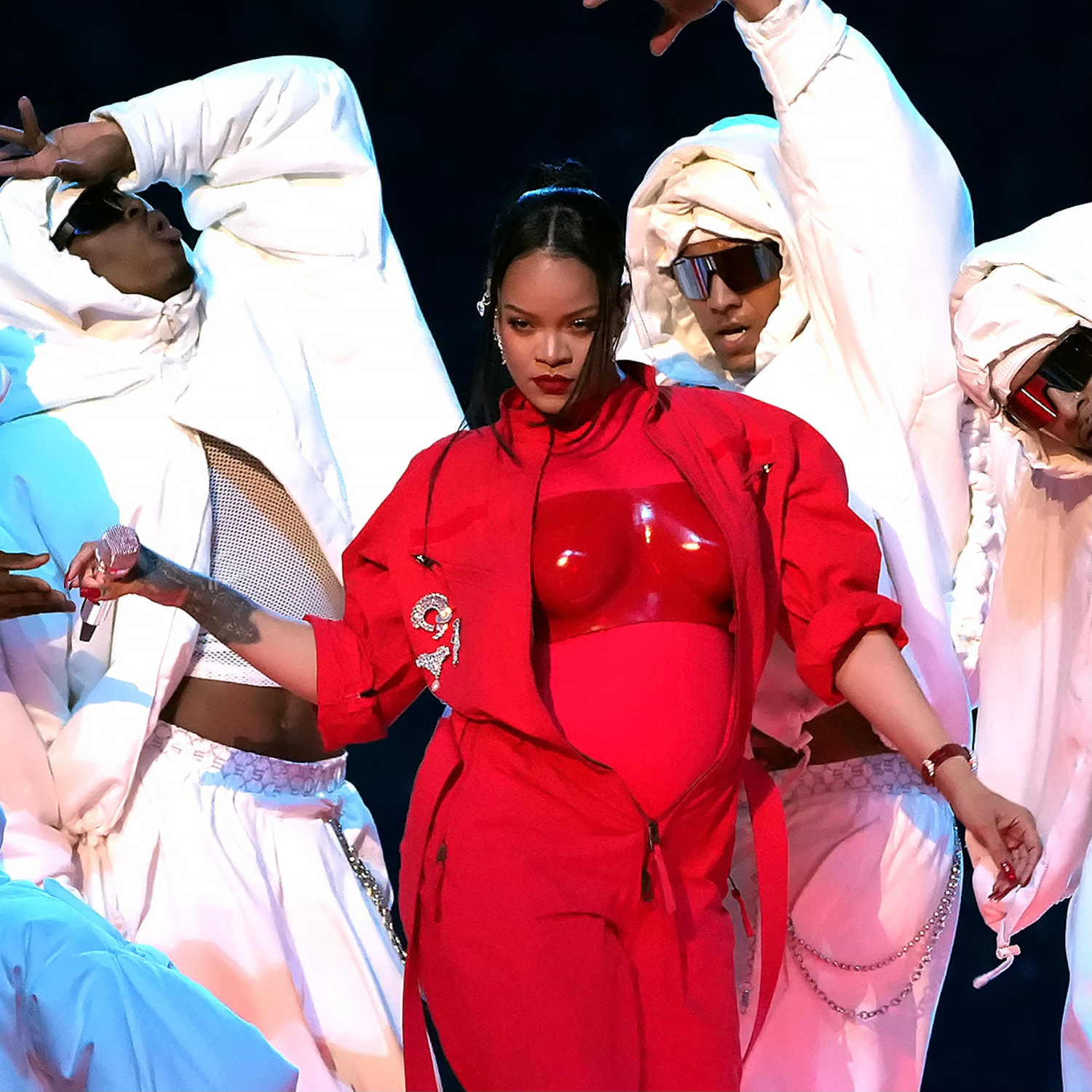 Rihanna at the Super Bowl 2023