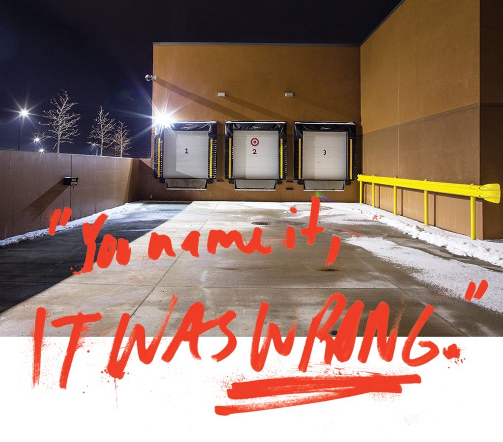 Loading docks are seen at a shuttered Target store in Canada. The company pulled out of the country in 2015. 